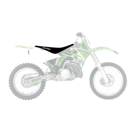 Blackbird Racing Pyramid Seat Cover Kawasaki KX 125-250cc 99-02 Black