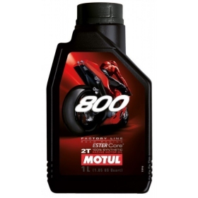 Alyva MOTUL 800 FACTORY LINE ROAD RACING Sintetinė - 2T - 1L