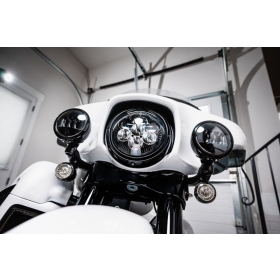 CUSTOM DYNAMICS ProBEAM® Amber/White Dynamic Ringz™ Harley Davidson FLFB / FLFBS / FLHC 883-1977cc 99-24