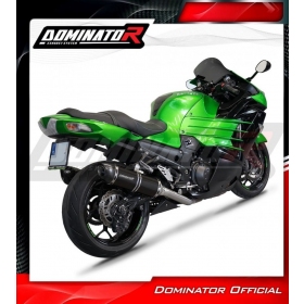 Duslintuvo bakeliai Dominator HP5 BLACK + dB killer KAWASAKI ZZR 1400 2012 - 2023