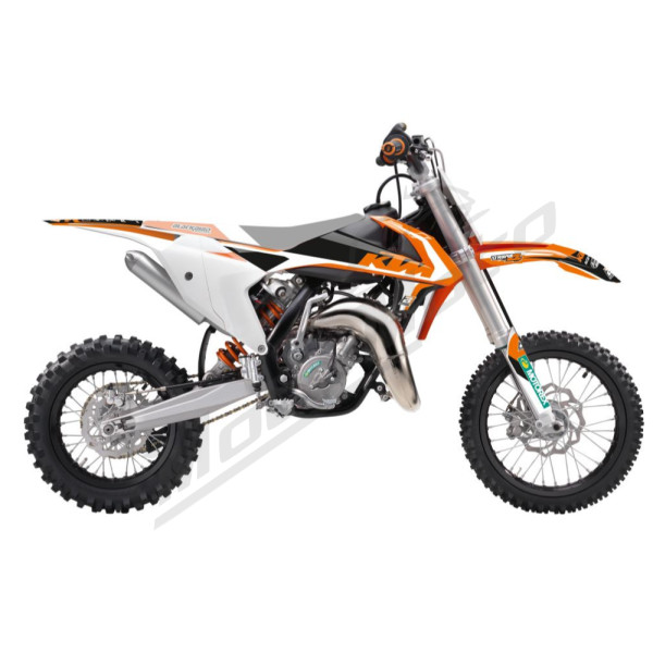 Blackbird lipdukų rinkinys Dream 4 oranžinė/balta KTM SX 65 16-23