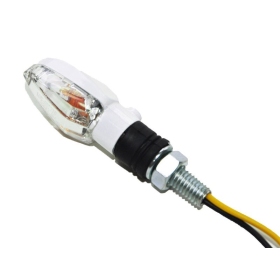 Hyper mini universal turn signals 2pcs. White