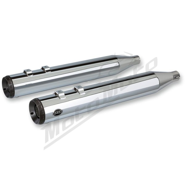 S&S CYCLE Grand National Slip-On Mufflers Harley Davidson FLHFB / FLHR / FLHRC 1750-1977cc 17-25