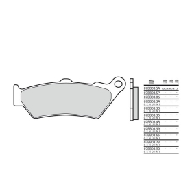 BREMBO Street Sintered stabdžių trinkelės priekinės APRILIA / BMW / CF MOTO / DUCATI / HONDA / KTM 
