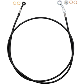 FAT BAGGERS EZ Install Brake Line Black 152,5cm Harley Davidson FLTRK / FLTRKSE / FLTRXS / FLTRXSE 1750-1923cc 15-24