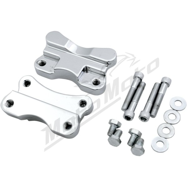 DRAG SPECIALTIES Fender to Fork Adapters for 21" Wheels Harley Davidson FLS / FLSS / FLST 1340-1800cc 86-17