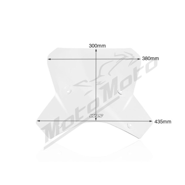 WRS TOURING Priekinis stiklas Skaidrus KTM Super Adventure 1290R/S 21-24