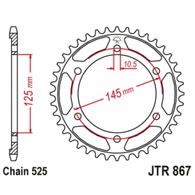 Rear sprocket JTR867