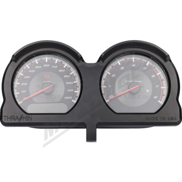 THRASHIN SUPPLY CO. Gauge Relocation Kit Harley Davidson FLTRK / FLTRKSE / FLTRT 1690-1977cc 15-25