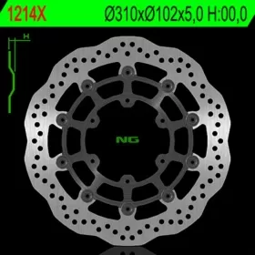 NG BRAKES 1214X Wave Floating Brake Disc SUZUKI GSX-R 1000 09-16