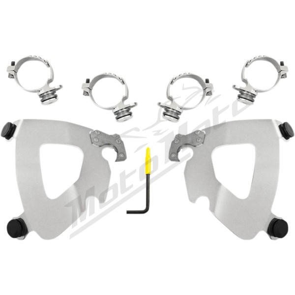 MEMPHIS SHADES HD Gauntlet Fairing priekinio stiklo montavimo kompl. Harley Davidson FXLR 1750 18-20