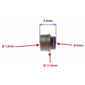 Vožtuvų gumelė 4.5mm GY6 1vnt.