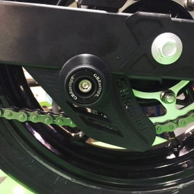 GB RACING grandinės apsaugos rinkinys juodas Kawasaki Ninja 400