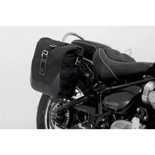 SW-MOTECH Legend Gear LC2 šoninės daiktadėžės Black Edition Triumph Bonneville 1200 Speedmaster 18-24