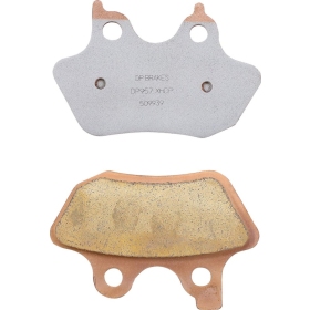DP BRAKES Sintered Metal Brake Pads Harley Davidson FLHR / FLHRC / FLHRCI / FLHRI / FLHRS / FLHRSI / FLHT 1250-1690cc 04-07