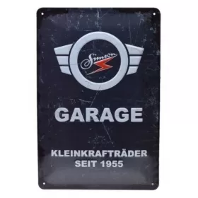 Metal tin sign SIMSON GARAGE 30x20