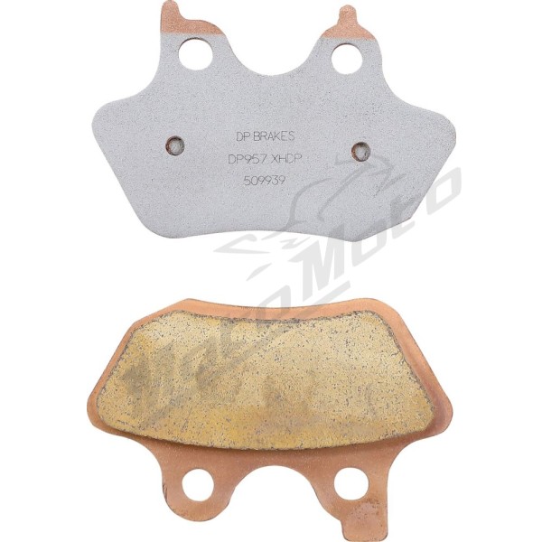 DP BRAKES Sintered Metal Brake Pads Harley Davidson FLHR / FLHRC / FLHRCI / FLHRI / FLHRS / FLHRSI / FLHT 1250-1690cc 04-07