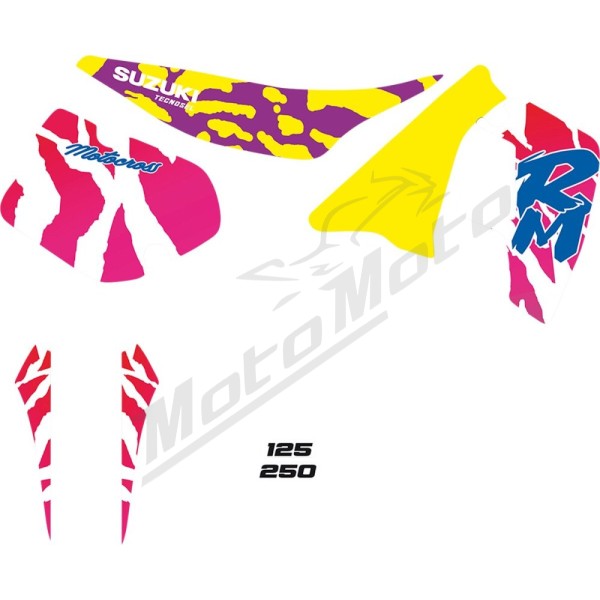 TECNOSEL Graphics KIT Suzuki RM 125-250cc 89-92