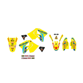 Blackbird set of stickers REPLICA KSRT RESTYLE 22 Suzuki RM 125-250cc 01-24