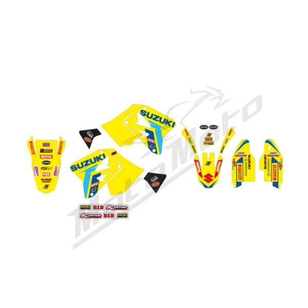 Blackbird lipdukų rinkinys REPLICA KSRT RESTYLE 22 Suzuki RM 125-250cc 01-24