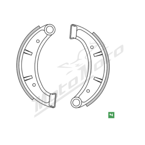 Newfren front brake shoes Husqvarna CR / TE / WR / WRE 125-510cc 83-87