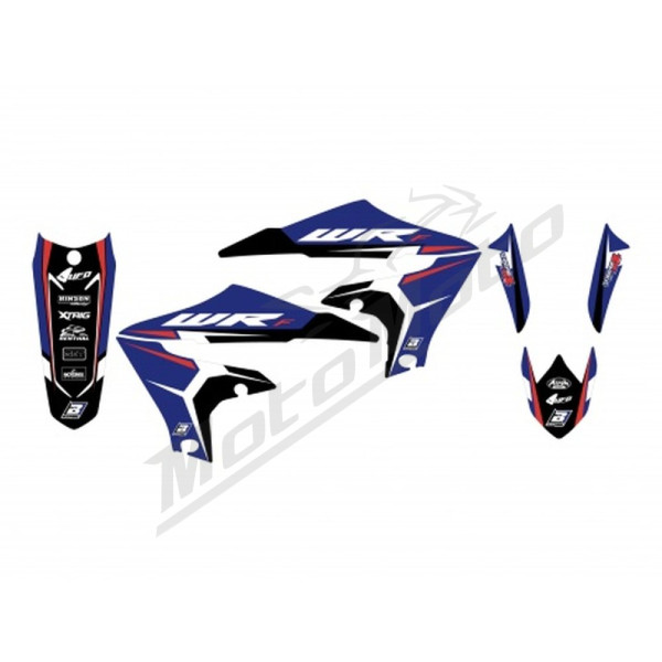 Blackbird lipdukų rinkinys Dream 4 Yamaha WR F 250-450cc 19-23 Mėlyna