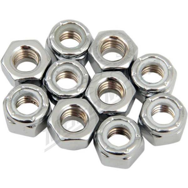 DRAG SPECIALTIES Replacement Insert Nuts M8 x 1.25 10vnt.