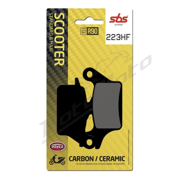 SBS HF Street Ceramic Brake Pads Front 223HF Suzuki / Yamaha 125-300 14-24