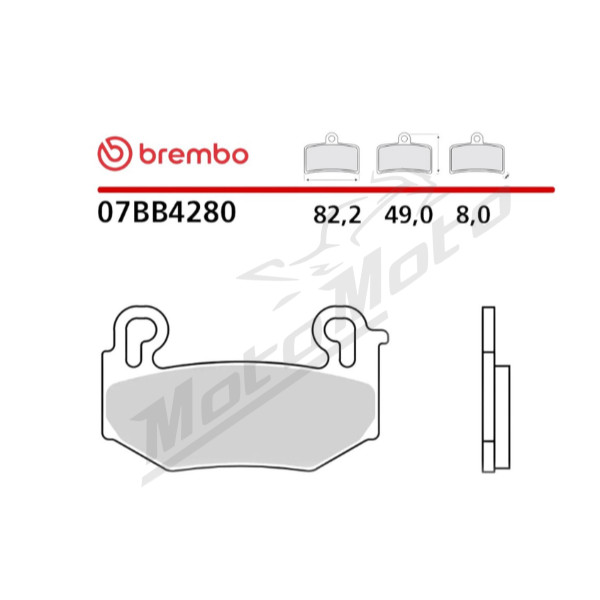 Brembo KH779 Brake Pads BMW R13000 GS / R / RS / RT 23->