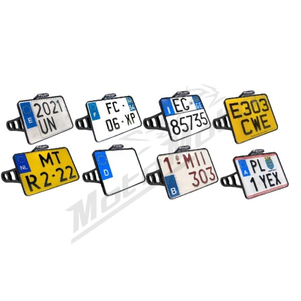HEINZ BIKES Side Mount License Plate Holder Triumph Bonneville / Speedmaster 865/1200 12-24