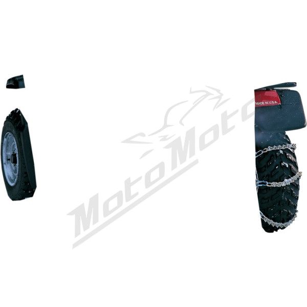 MOOSE OFFROAD V-Bar Ratų sniego grandinės 2vnt. Honda / Kawasaki / Polaris / Suzuki / Yamaha 125-660cc 84-06