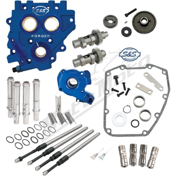 S&S CYCLE Gear Drive Cam Chest Kit Harley Davidson FLD / FLHR / FLHRC 1450-1800cc 06-17