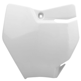 Priekinio numerio plastikas baltas CEMOTOKTM SX 65 2016–2023