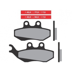 Brake pads NOVASCOOT FT4017 / MCB734 SINTERED