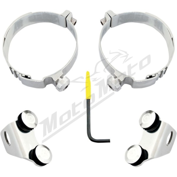MEMPHIS SHADES METRIC Mounting Hardware Kit for Fork Deflectors Kawasaki / Suzuki / Yamaha 109-2000 04-16