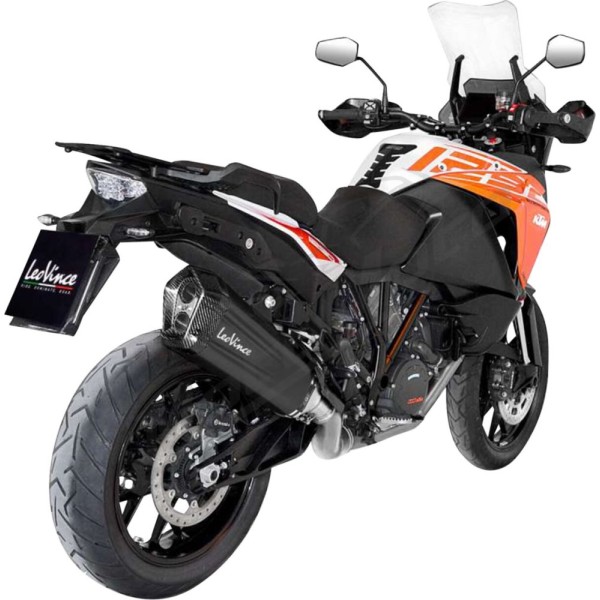 LEOVINCE LV-12 Black Edition Slip-On Muffler KTM ADVENTURE 1050-1290 13-20