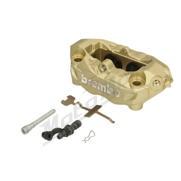 BREMBO M4 Front Left Brake Caliper Natural Ø32mm APRILIA CAPONORD/ TUONO, BMW F/ R/ S, DUCATI HYPERMOTARD/ HYPERSTRADA/ MONSTER/ PANIGALE, MV AGUSTA RIVALE/ STRADALE/ TURISMO/ SPEED TWIN/ STREET SCRAM