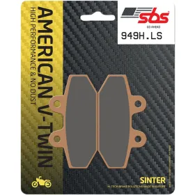 SBS LS Street Excel 949H.LS Sintered Rear Brake Pads Harley Davidson FLDE / FLFB / FLHC / FXBBS / FXLR / FXST 1750-1923cc 18-24