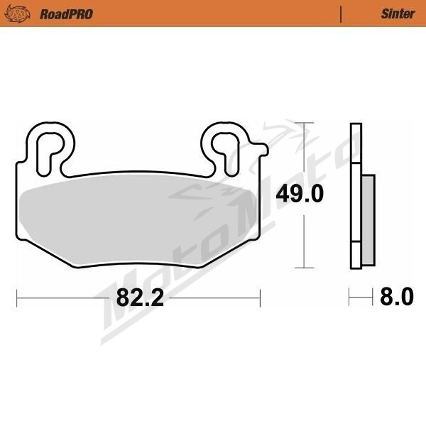 MOTO-MASTER Roadpro Front Brake Pads BMW R 1300 GS 23-25