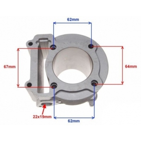 Cilindras YAMAHA CYGNUS AC 125cc / Ø58.50 4T