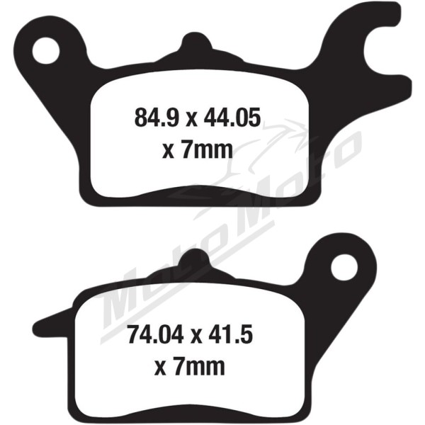 EBC Organic Base "FA" Brake Pads HONDA / KAWASAKI 125cc 16-21
