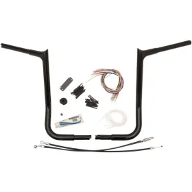 FAT BAGGERS INC. PointedTop Handlebar Kit Black 91.5x40.5cm Harley Davidson FLHT / FLHTC / FLHTK / FLHXXX 1584-1690 08-13