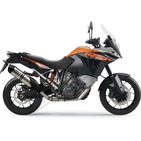 LEOVINCE LV One Evo Stainless Steel Slip-On Muffler  KTM ADVENTURE 1050-1190 13-16