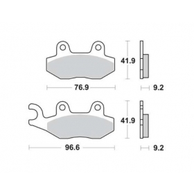 Brake pads POLINI FT3063 / MCB689 ORIGINAL