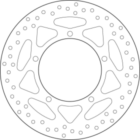 BREMBO Serie Oro Round Fixed Brake Disc KAWASAKI NINJA 300/ Z300 13-18