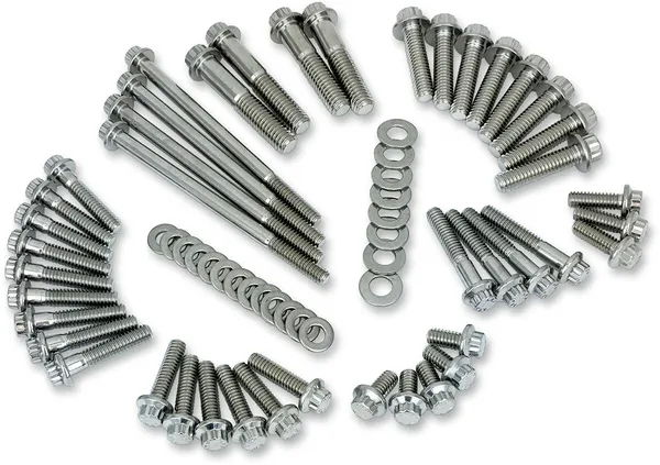 FEULING PARTS 12-Point External Primary/Transmission Engine Fastener Kit Harley Davidson FLDE / FLFB / FLFBS 1750-1923cc 17-26