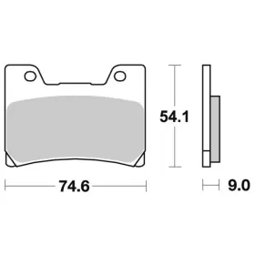 Sbs stabdžių trinkelės 645HS Sintered YAMAHA