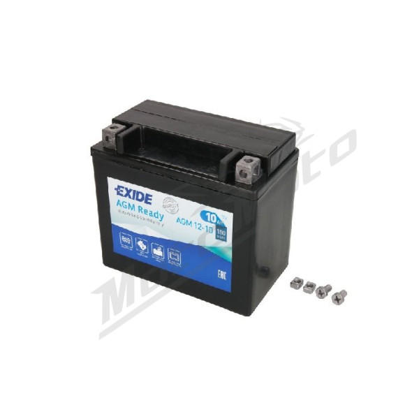 EXIDE YTX12-BS Užpildytas akumuliatorius 12V 10Ah