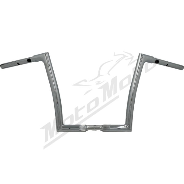 FAT BAGGERS INC. 1-1/4" EZ Install Flat Top Sharknose Handlebar Chrome 32mm 89cm (20,5cm)