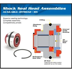 ALL BALLS Shock Absorber Rod Seal Yamaha YFM/YFZ 350-700 88-17